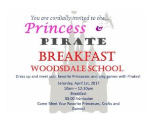 Princess & Pirate Breakfast Breakfast 2016 in Abington MA