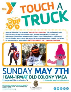 Old Colony YMCA Touch a Truck 2017 in Plymouth MA