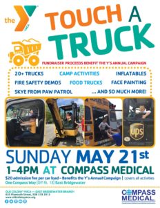 Old Colony YMCA Touch a Truck 2017 in East Bridgewater MA
