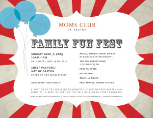 MOMS Club of Easton Touch  a Truck & Family Fun Festival 2015