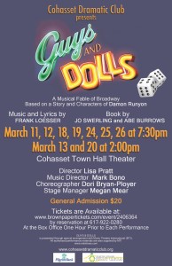 Guys and Dolls Broadway Musical in Cohasset MA
