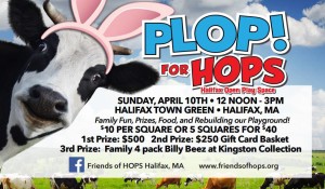 Plop for HOPS Family Fun 2016 in Halifax MA 