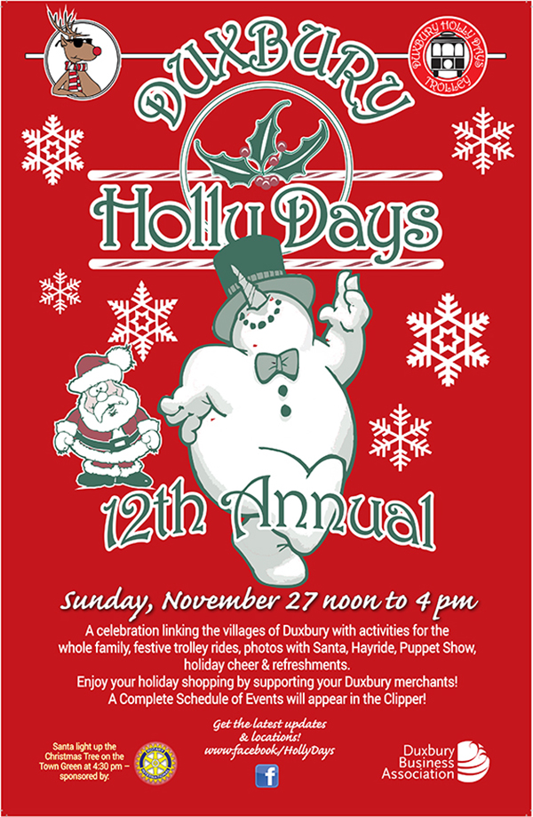 Duxbury Holly Days 2016 365 things to do in South Shore MA