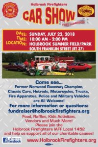 Holbrook Firefighters Car Show 2018