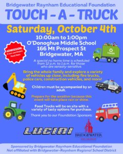 Touch A Truck Fall 2025 in Bridgewater MA
