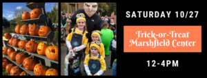 Marshfield Center Halloween Trick or Treat Day 2018
