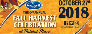 Patriot Place Fall Cranberry Harvest Celebration 2018 in Foxboro MA