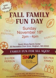 SNAP Hingham Fall Family Fun  Day 2018 in Hingham MA