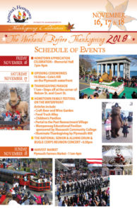 America's Hometown Thanksgiving Celebration 2018 in Plymouth MA