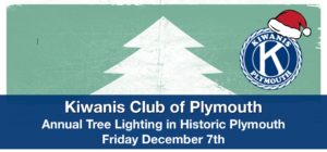 Kiwanis Christmas Tree Lighting  in  Plymouth MA