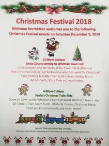 Whitman Christmas Holiday Fest 2018