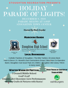 Stoughton Parade of Lights 2018 