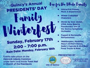 President's Day Weekend Winterfest 2018 in Quincy MA