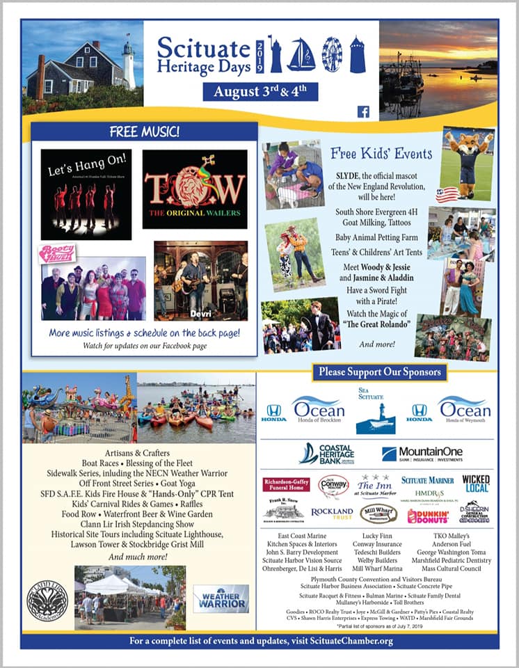 Scituate Heritage Days 2019 365 things to do in South Shore MA