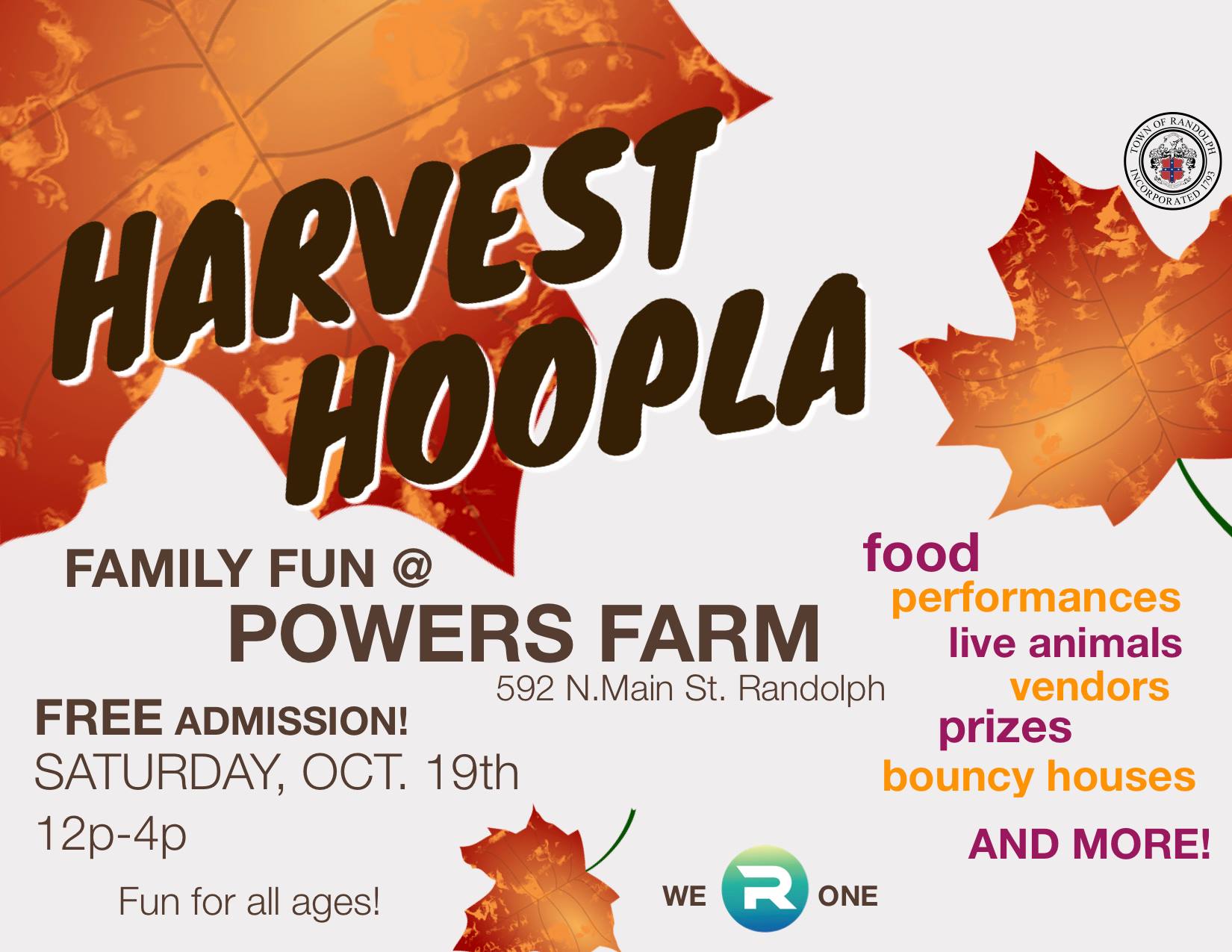 Powers Farm Harvest Hoopla 2019 Randolph MA 365 things to do in South