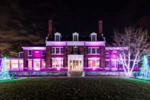 Winterlights Display at Eleanor Cabot Bradley Estate in Canton MA
