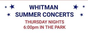 Free Thursday night summer concerts 2023 in Whitman MA
