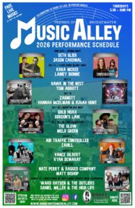 2026 Music Alley Summer Concert Series in Bridgewater, MA