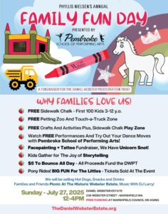 Daniel Webster Estate Family Fun Day 2025 in Marshfield MA