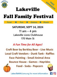 Lakeville Fall Family Festival 2024