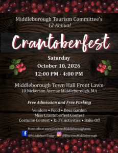 Crantoberfest 2026 in Middleboro MA