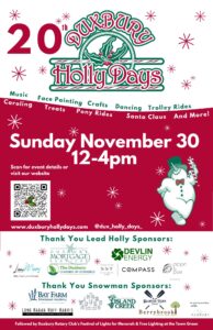 Duxbury Holly Days  2025