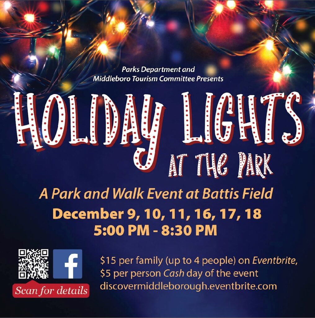 Holiday Lights at the Park Middleboro MA 2022 365 things to do in