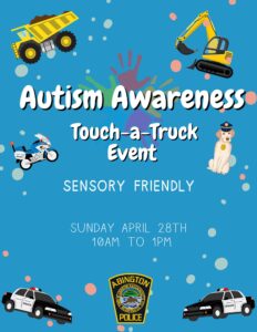 Abington Autism Awareness Touch-a-Truck 2024