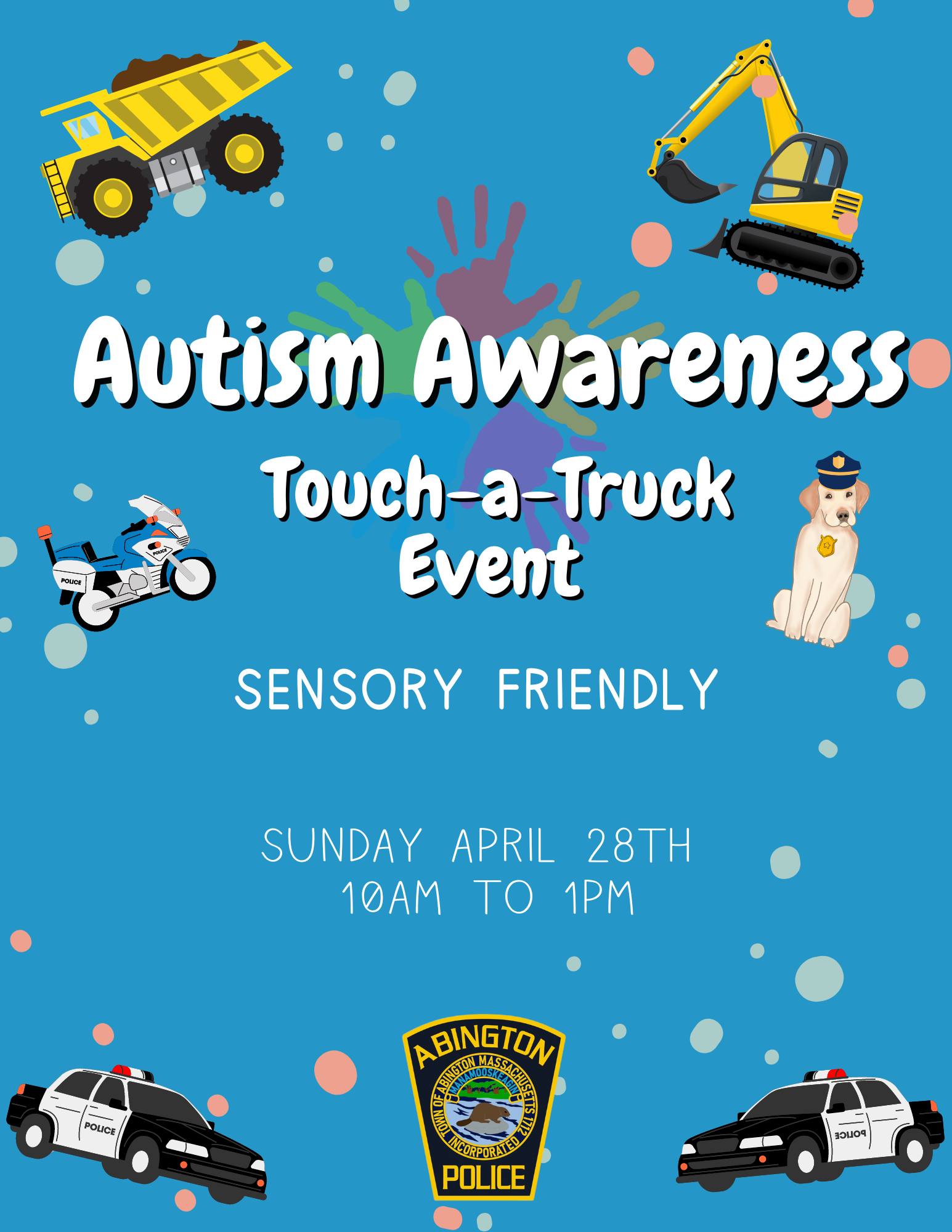 Abington Autism Awareness TouchaTruck 2024 365 things to do in