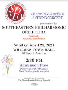 Southeastern Philharmonic Orchestra Spring Concerts Whitman 