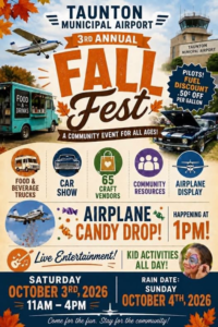 Taunton Municipal Airport Fall Fest & Touch a Plane 2026
