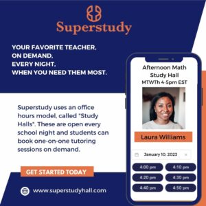 Superstudy Virtual South Shore Tutoring Middle & High School