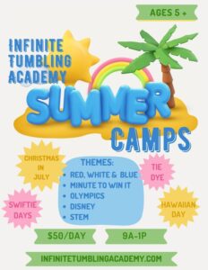 Infinite Tumbling Academy Summer Camp in Kingston 2024